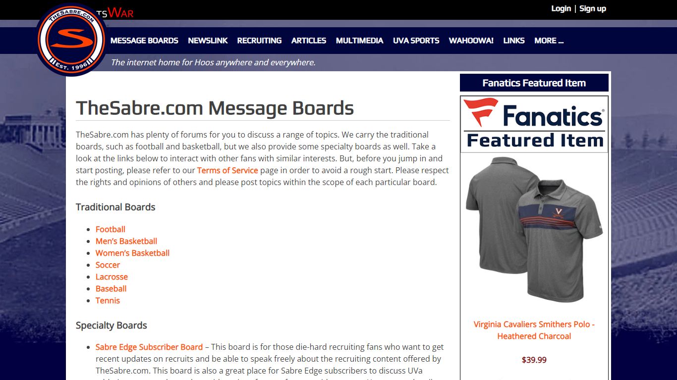 TheSabre.com Message Boards | TheSabre.com