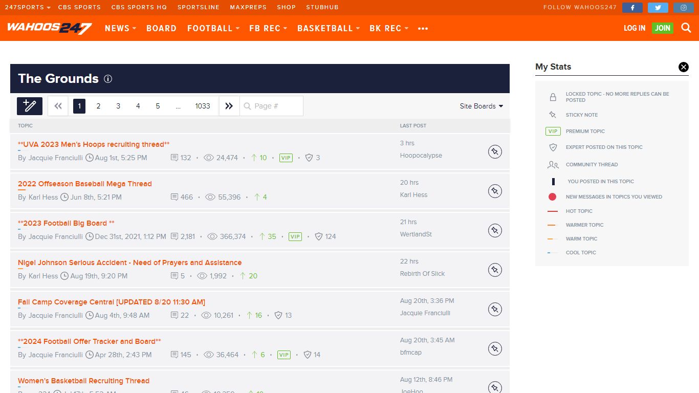Virginia Cavaliers Message Board Forum - 247Sports